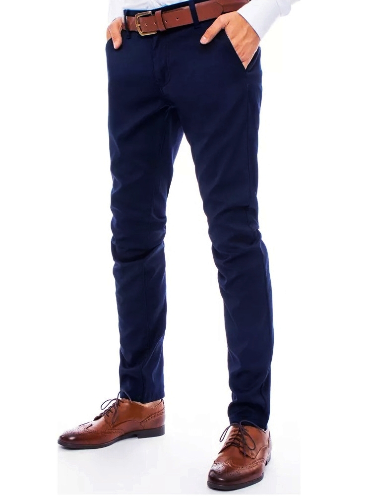 Pánske nohavice tmavomodré, P525