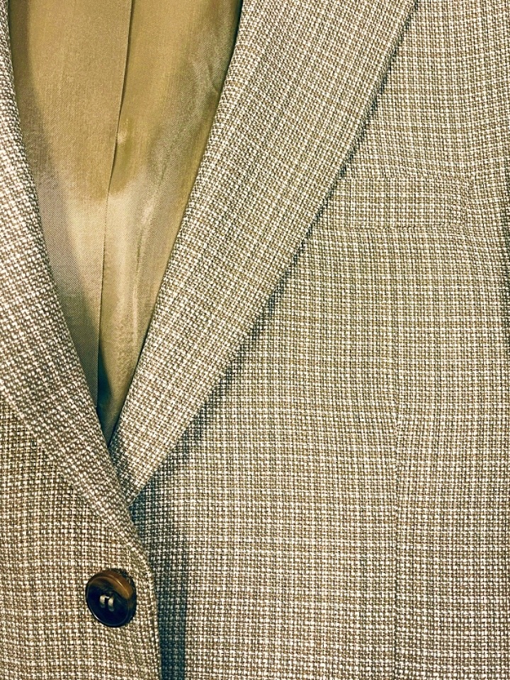 Pánske sako hnedé so vzorom, P530