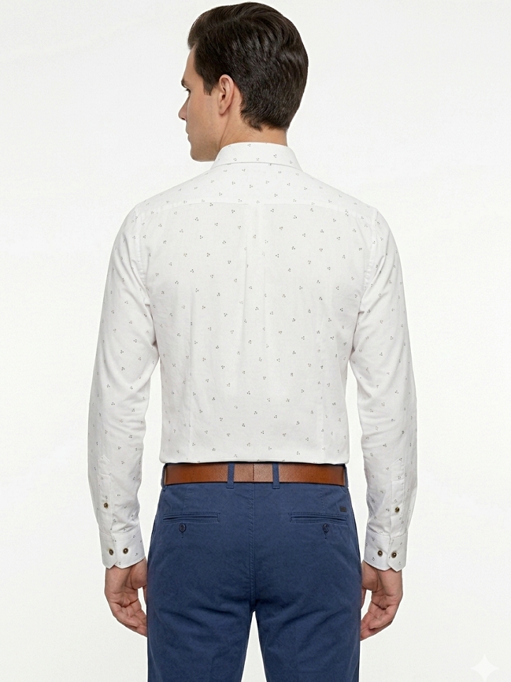 Pánska košeľa so vzorom, P45