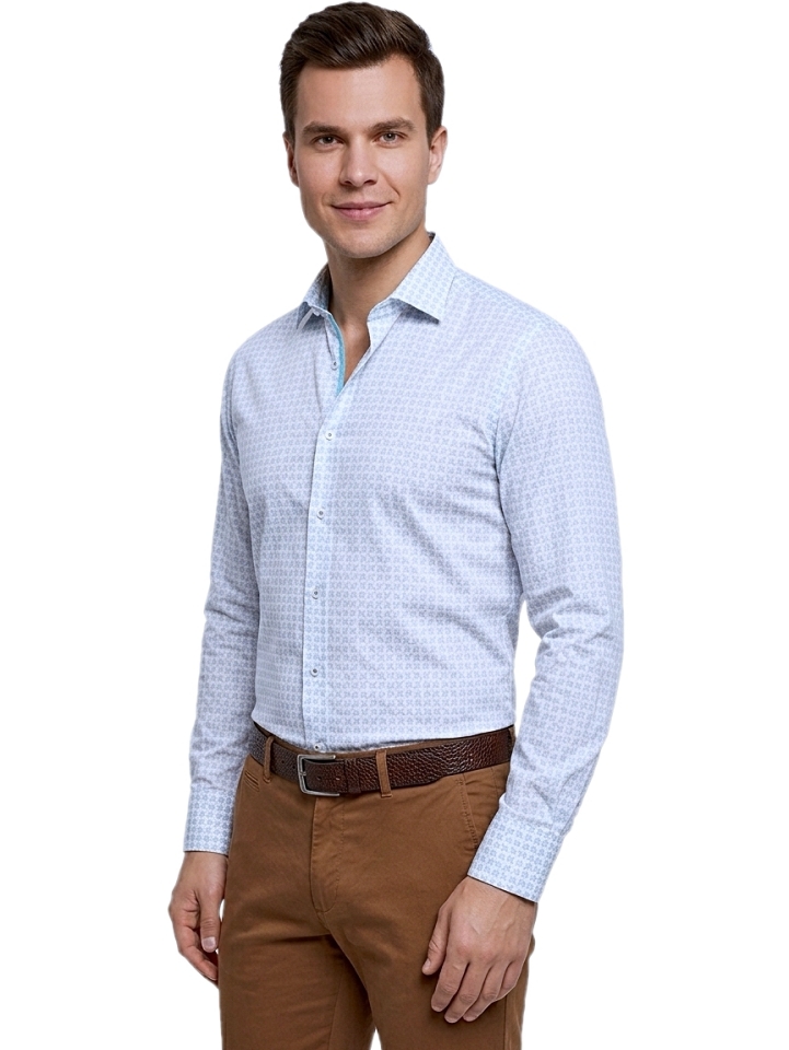 Pánska košeľa so vzorom, P86